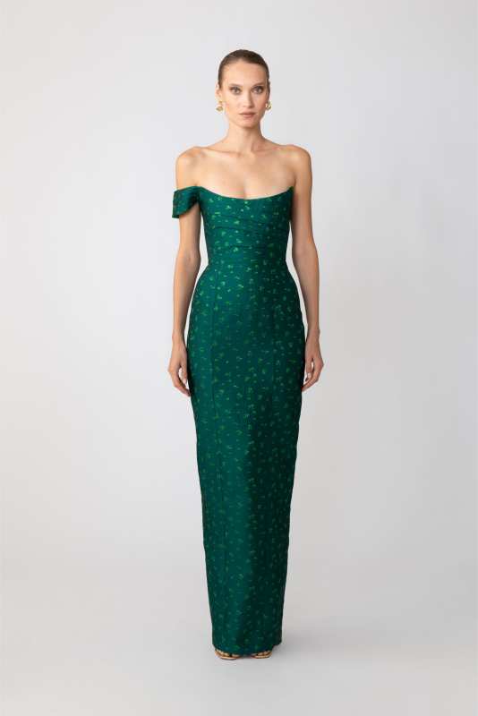Jackson Jacquard Gown